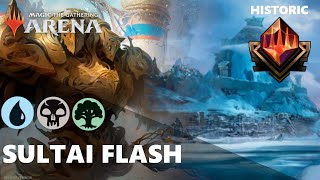 SULTAI FLASH HISTORIC with Gearthulk and Sublime Ephinany  Mythic Kaldheim  MTG ARENA [upl. by Garrott]