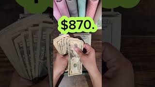 870 Weekly Cash Envelope Stuffing  Cash Tray Set up ASMR money cashenvelopesystem budgeting [upl. by Northey]