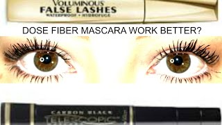 Fiber Mascara vs Regular Mascara [upl. by Sherar266]