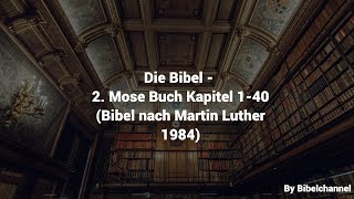 Die Bibel  2 Mose Buch Kapitel 140 Bibel nach Martin Luther 1984 [upl. by Suoirtemed]