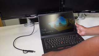 How to set up your Lenovo ThinkPad USB C with USB A Dock [upl. by Cybill]