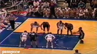 NCAA Greatest Duels Allen Iverson vs Ray Allen 1995 GTown vs Connecticut [upl. by Eustashe542]