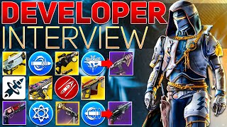 Exotic BUFFS Sandbox Updates amp Enhanceable Perks Developer Interview  Destiny 2 Into The Light [upl. by Lampert]