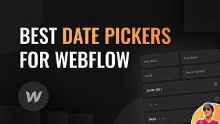 Best DateTime Pickers For Webflow  Form Tricks For Webflow  Harshit Agrawal [upl. by Kessler]