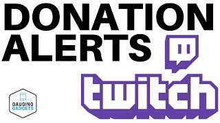 How To Setup Twitch Donation Alerts In OBS  Donation Notifications Tutorial [upl. by Allimaj]