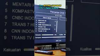 Cara SETTING Set Top Box Tv Digital Dari Awal [upl. by Eugene352]