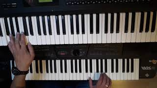 James Last Biscaya Cover Keyboard GEM WK4 [upl. by Ilatfen]