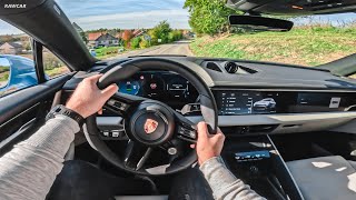 NEW 2024 Porsche Macan 4 Electric  POV Test Drive [upl. by Mano]