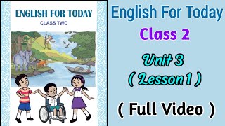 Class 2 English Book 2024  Unit 3  Lesson 1  Full Video  Commands  Instructions and Requests [upl. by Aisyla]