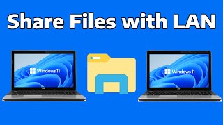 How To Share Files Between Computers Using LAN in Windows 11 [upl. by Pietra935]