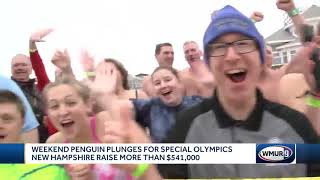 Penguin Plunge raises money for Special Olympics NH [upl. by Byrdie]