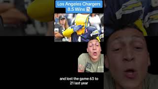 NFL Win Total Makes NO SENSE 🤯 nfl football sportsbetting sports chargers betting ff short [upl. by Zurc]