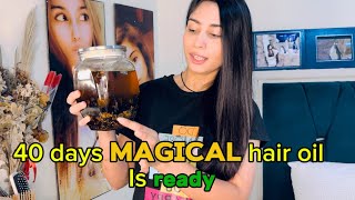 Magical hair oil  hair growth oil  hair transformation [upl. by Stier]