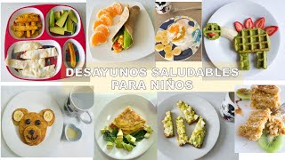 7 DESAYUNOS SALUDABLES PARA NIÑOS y adultos  recetas fáciles y rápidas [upl. by Francesca]