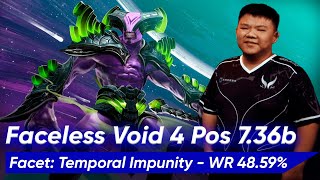 🔮 XinQ NEW FACELESS VOID 736 SUPPORT  Dota 2 Pro Gameplay [upl. by Azarria244]