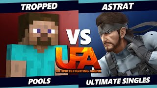 UFA 2022  Tropped Steve Vs Astrat Snake SSBU Ultimate Tournament [upl. by Gomez]