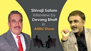 Bollywood amp Marathi Movie Actor Shivaji Satam CID Fame Interview by Devang Bhatt [upl. by Kilgore]