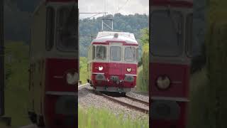 Triebwagen BDe 44 „Aargauer Pfyl“ nahe Winterthur [upl. by Esilram357]