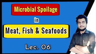 Microbial Spoilage in Meat Fish and Seafoods Lec  6  Food Microbiology Mobin Younas [upl. by Kelda520]