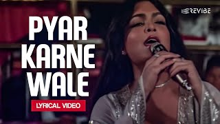 Pyar Karne Wale Lyrical Video  Asha Bhosle  Shaan [upl. by Lyns840]