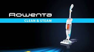 ROWENTA  Clean amp Steam  Un nettoyage en deux fois moins de temps [upl. by Hteboj429]