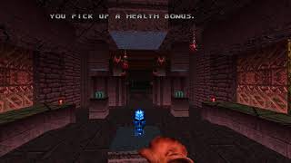 Doom 64 level 21 Pitfalls Basic route to exit [upl. by Elacsap]