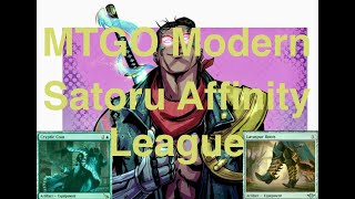 MTGO Modern  Satoru Affinity League [upl. by Hashim564]