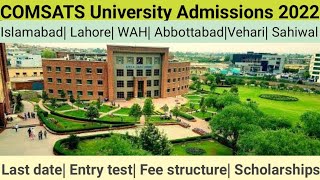 COMSATS University Admissions 2022 COMSATS University Islamabad Admissions 2022 [upl. by Arodaeht]