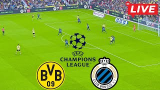 eFootball 🔴LIVE Club Brugge vs Borussia Dortmund  Champions League 2425  Match Live Today [upl. by Wales14]