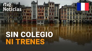 FRANCIA Las PEORES INUNDACIONES en el SUR y CENTROESTE en 40 AÑOS  RTVE Noticias [upl. by Ardnosal]