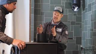 The best video on How To Install a Discovery 2 Quadrafire Wood Stove with Byron on the Rooftop [upl. by Nanji]