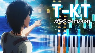 TKT  Attack on Titan OST  Hiroyuki Sawano piano [upl. by Wexler]