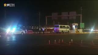 Drone attack near Erbil Airport [upl. by Notsgnik]