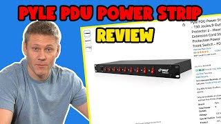 Pyle PDU Power Strip Surge Protector  Product Review [upl. by Ramhaj]