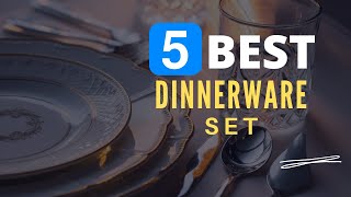 ⭕ Top 5 Best Dinnerware Set 2024 Review and Guide [upl. by Michael]