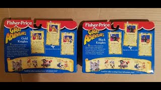 Fisher Price Great Adventures Gold and Black Knights [upl. by Lorin]