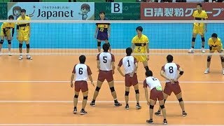 大村工業vs北陸 第1セット 春高バレー2018男子3回戦より Japan volleyball [upl. by Dasha]