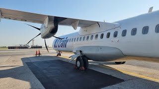 ATR 72 ак Utair  Рейс Новосибирск — Красноярск [upl. by Onoitna885]