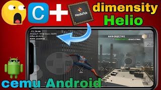 Actualización cemu Ahora funciona en mediatekTest Game cemu mediatek Android [upl. by Koch]