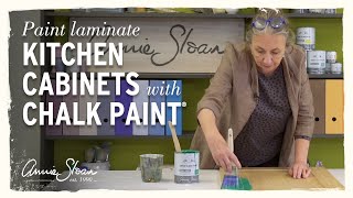 How to paint laminate kitchen cabinets [upl. by Ahsenrat]