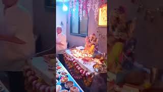 Chappan bhog 🍫🍦🍬🥨 youtubeshorts ganpatibappamorya ganeshafestival ganpati shorts bappa [upl. by Aciram725]