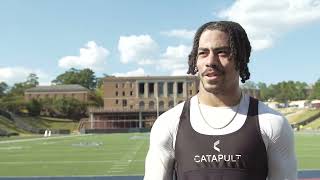 Samford FB Players ETSU Post Game [upl. by Euqinobe157]