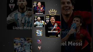 Messi top 6 card in efootball best Messi card in efootball 2024  pes efootball short [upl. by Rorie180]