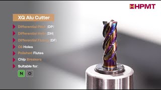 HPMT Endmill XQ Alu Cutters now comes with DLC Coating [upl. by Hawkins]