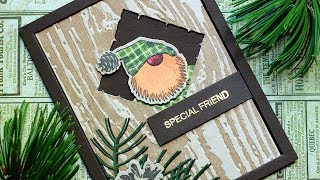 Woodland Gnome  Masculine Card [upl. by Burget]