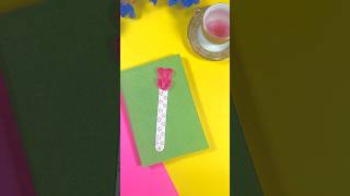 Make super easy quilling heart bookmark  craft explosion  shorts youtubeshorts [upl. by Roman]