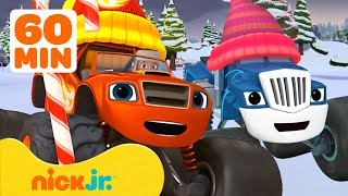 Blaze and the Monster Machines Holiday Rescues amp Adventures 🎄 1 Hour  Nick Jr [upl. by Radnaxela800]