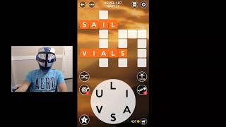 WORDSCAPES LEVEL 187 masaya ang mga salita [upl. by Lunette]