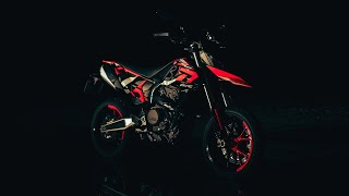 THE NEW DUCATI HYPERMOTARD 698 ROLLING HARD [upl. by Nwavahs]