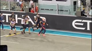 Max Verstappen winning moment at F1 Abu Dhabi Grand Prix  Proud Red Bull Racing Team [upl. by Hcab]